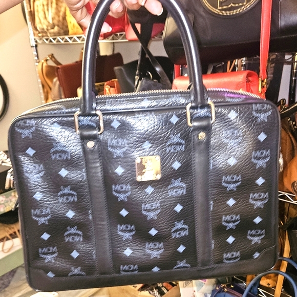 MCM Accessories - MCM Black Laptp Bag (For Live Listing)